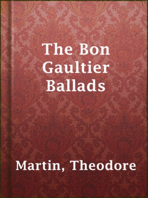 cover image of The Bon Gaultier Ballads